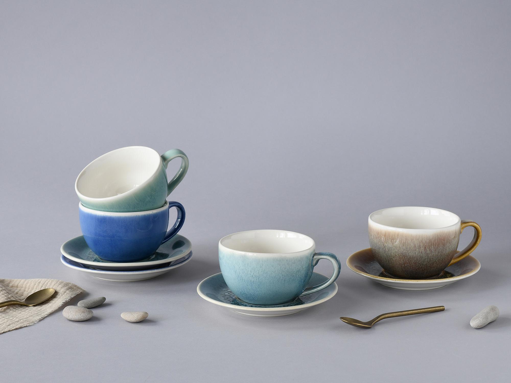 Caldera Cappuccinotassen Steingut Mehrfarbig 4