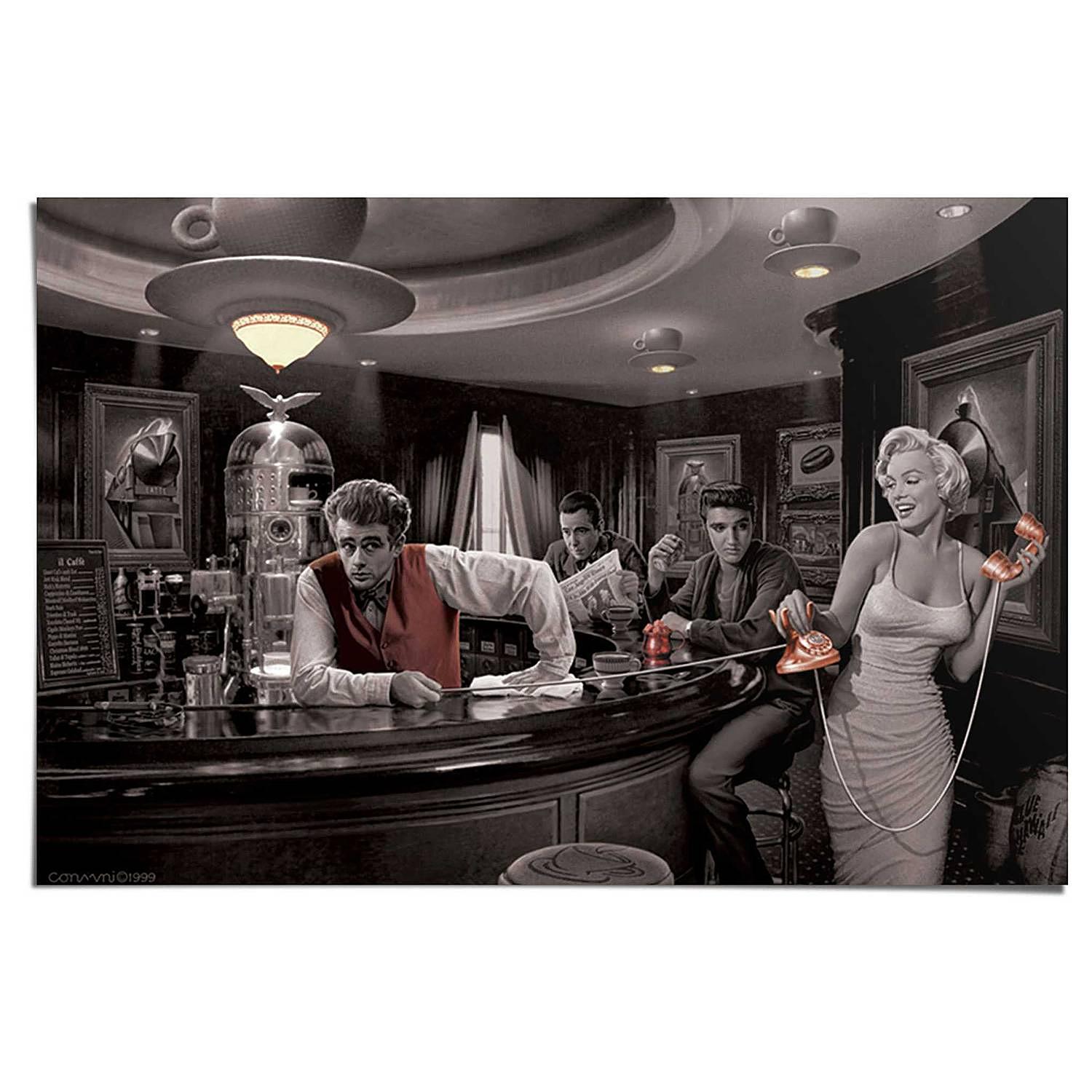 Poster Java Dreams Papier Schwarz 61 x 91,5 cm 0