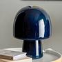 Tischleuchte Paddy Farbglas Blau 1