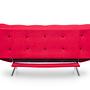 Misa Schlafsofa 3-Sitzer Rot 8