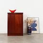 Mahogany cabinet 1980s 1