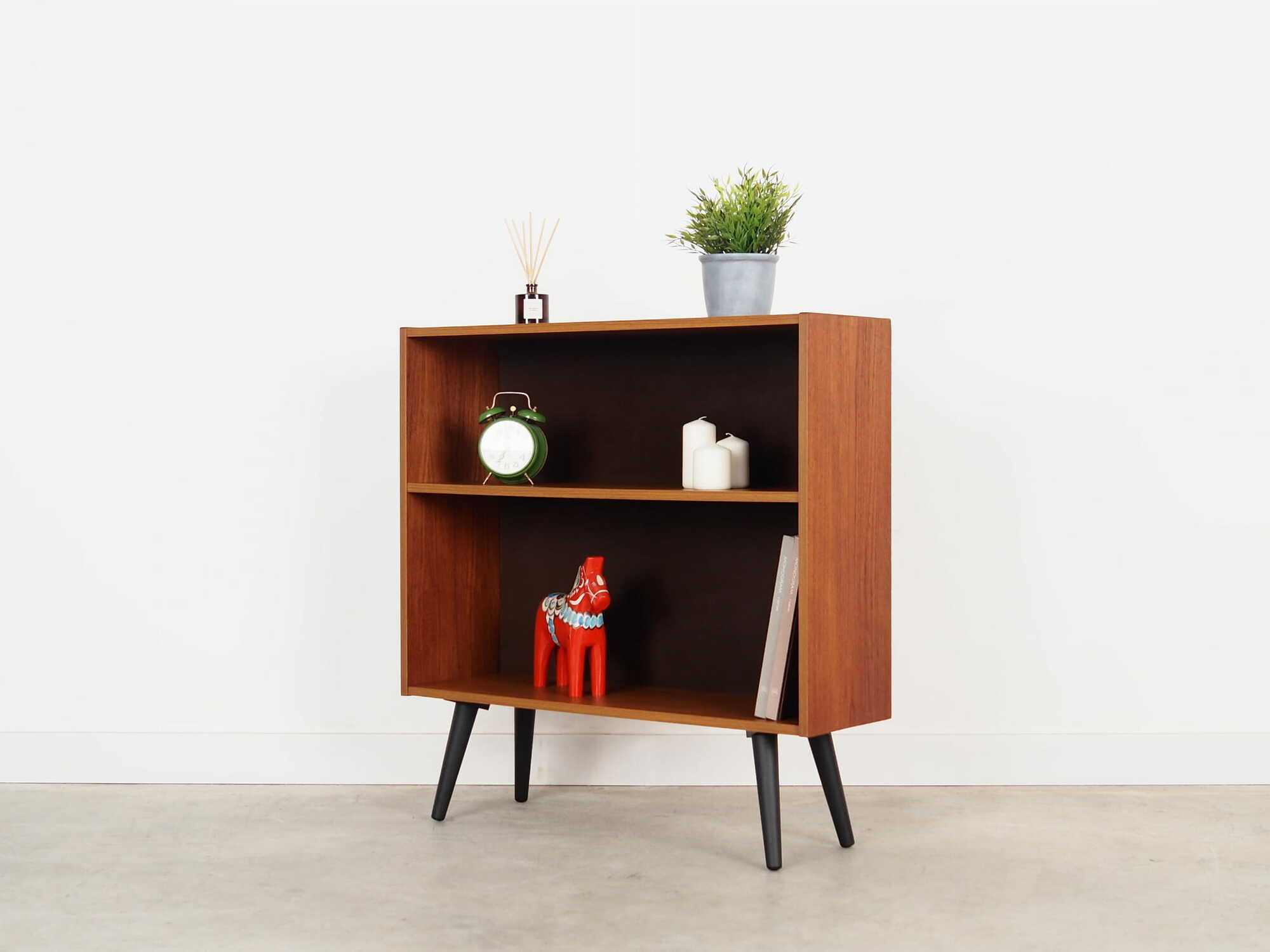 Bookshelf Teak Brown 1970s 2