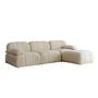Soli Corner Sofa White 0