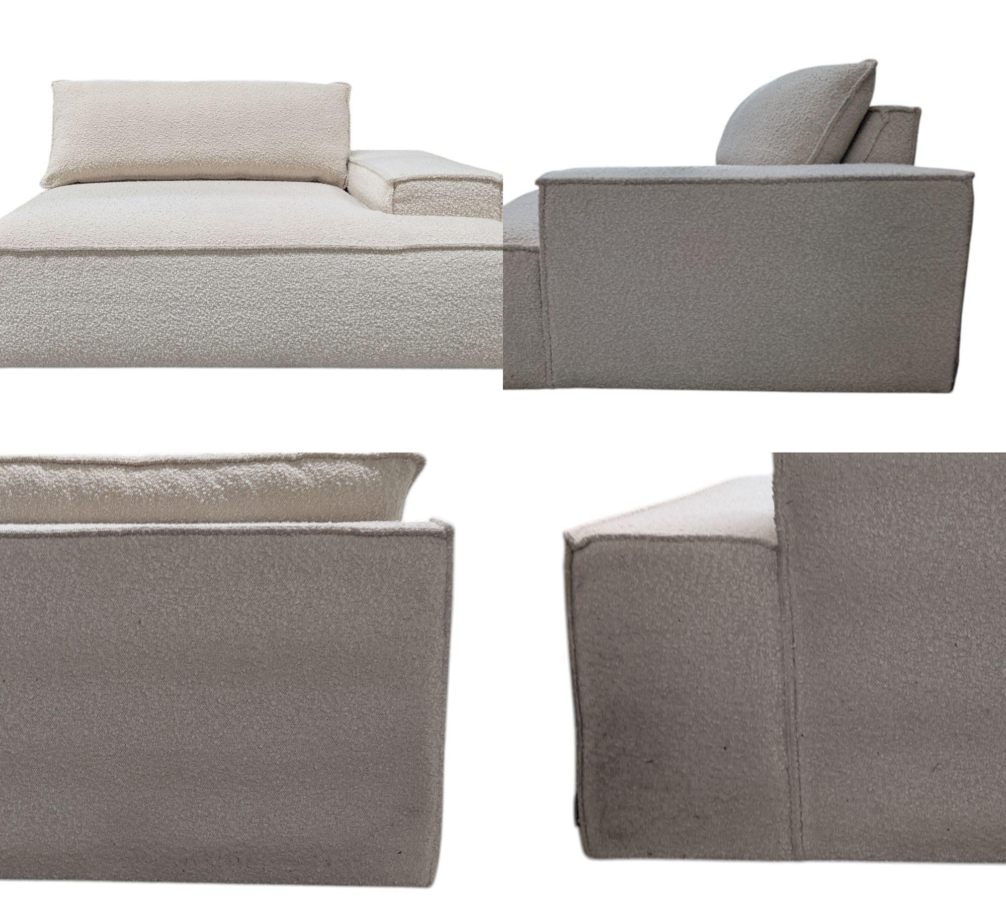 Daphne 1-Sitzer Modul Rechts Maya Cream 6