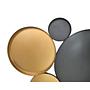 Wanddeko Metall Schwarz Gold 2