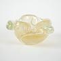 Ashtray Murano glass Yellow 1960s 2