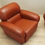 Wohnzimmer-Set Braun 1960er Jahre 2