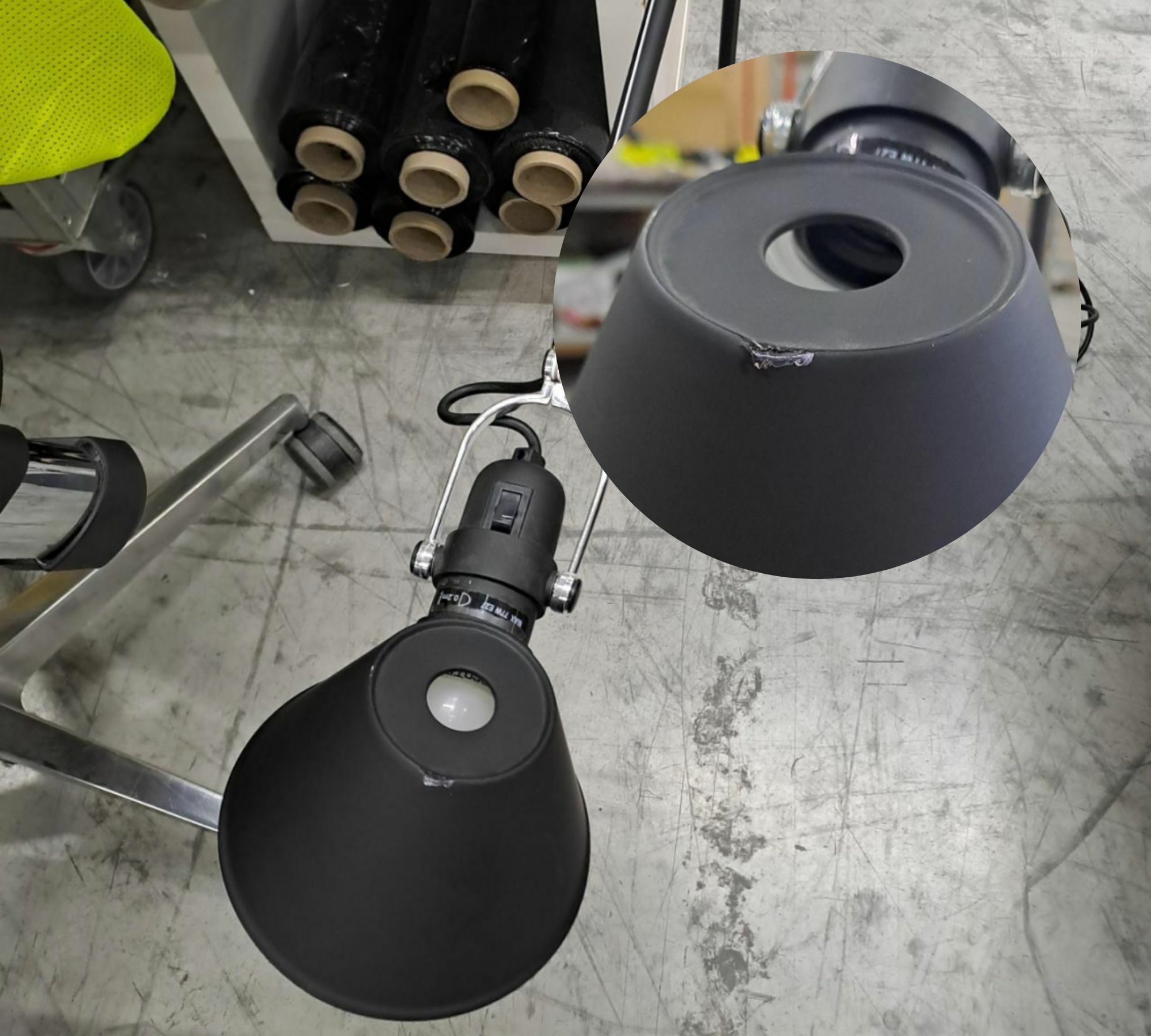Tolomeo Tavolo Tischleuchte Schwarz Mit Tischfuß Ø 23cm 8