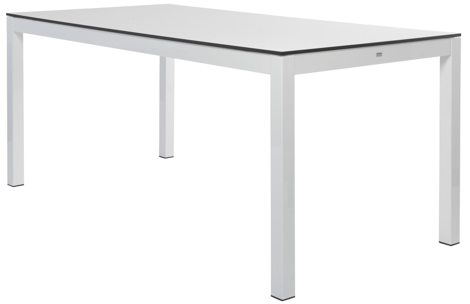 Quadrat Tisch Metall Holz Silber 0