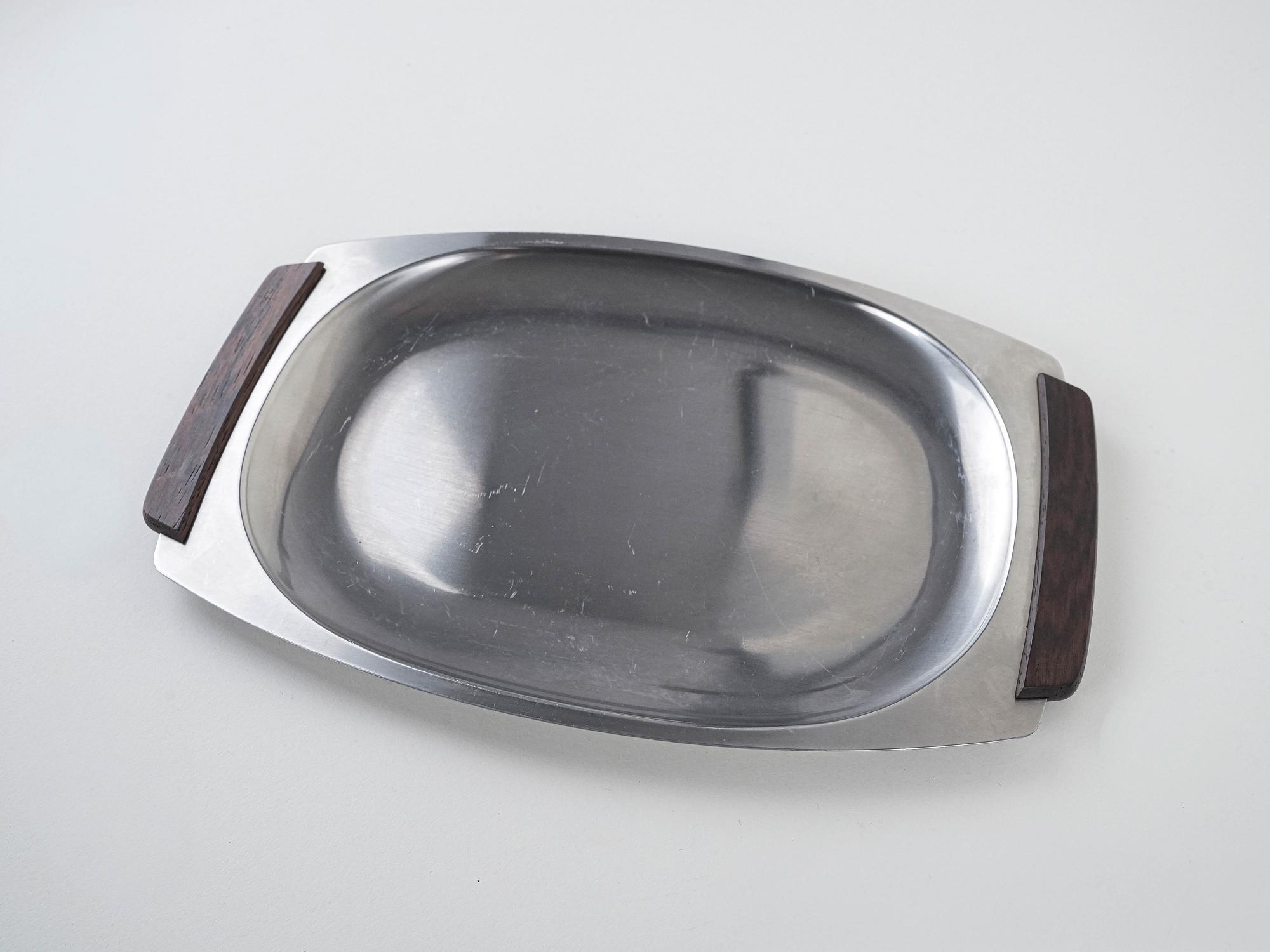 Stainless steel tray 1970s 3