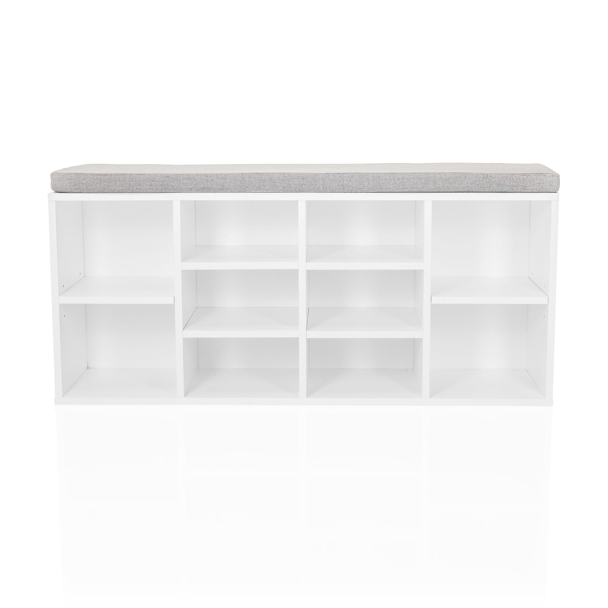 ESTHA 10 Shoe Rack White 1