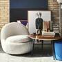 Babette Swivel Chair Maya Cream 0