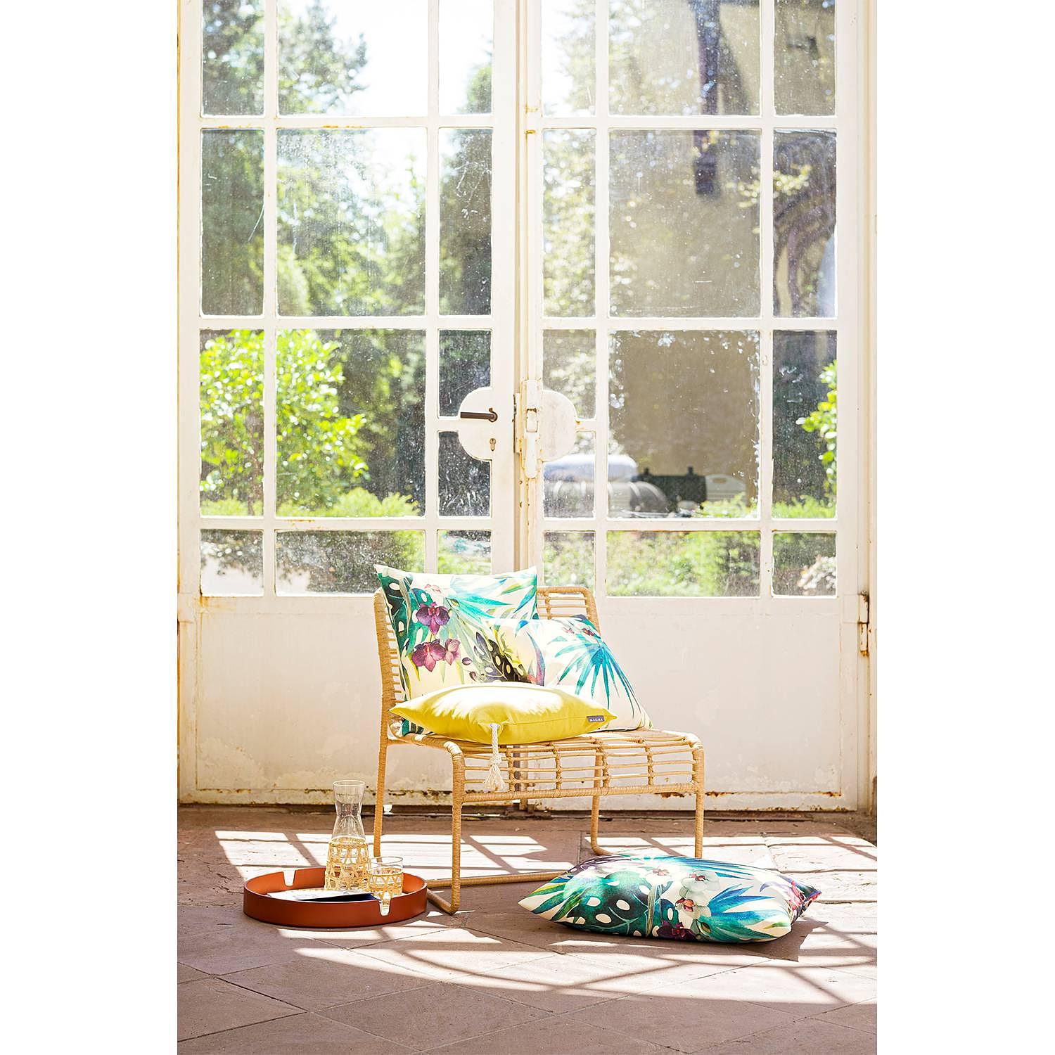 Cushion cover Capri Polyacrylic Beige 40 x 40 cm 2