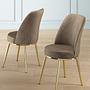 2x Pefa Chair setCappuccino and Gold 1