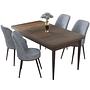 Nil Dining Room Set Baroque and Gray 0
