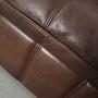 Sofa Leder Braun 1970er Jahre 13