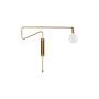 2x HDSwing Wandleuchte Messing 0