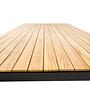 Soft Tisch Aluminium Teak-Platte Anthrazit 3