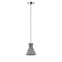 Brooloo Pendelleuchte Beton Chrom 1-flammig 2