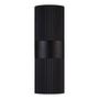 2-Flammig Wandleuchte Kyklop Ripple Aluminium Schwarz 4