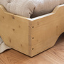 Lume Montessori Bett Holz Olive 1