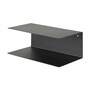 2x Wandregal Metall Schwarz 0