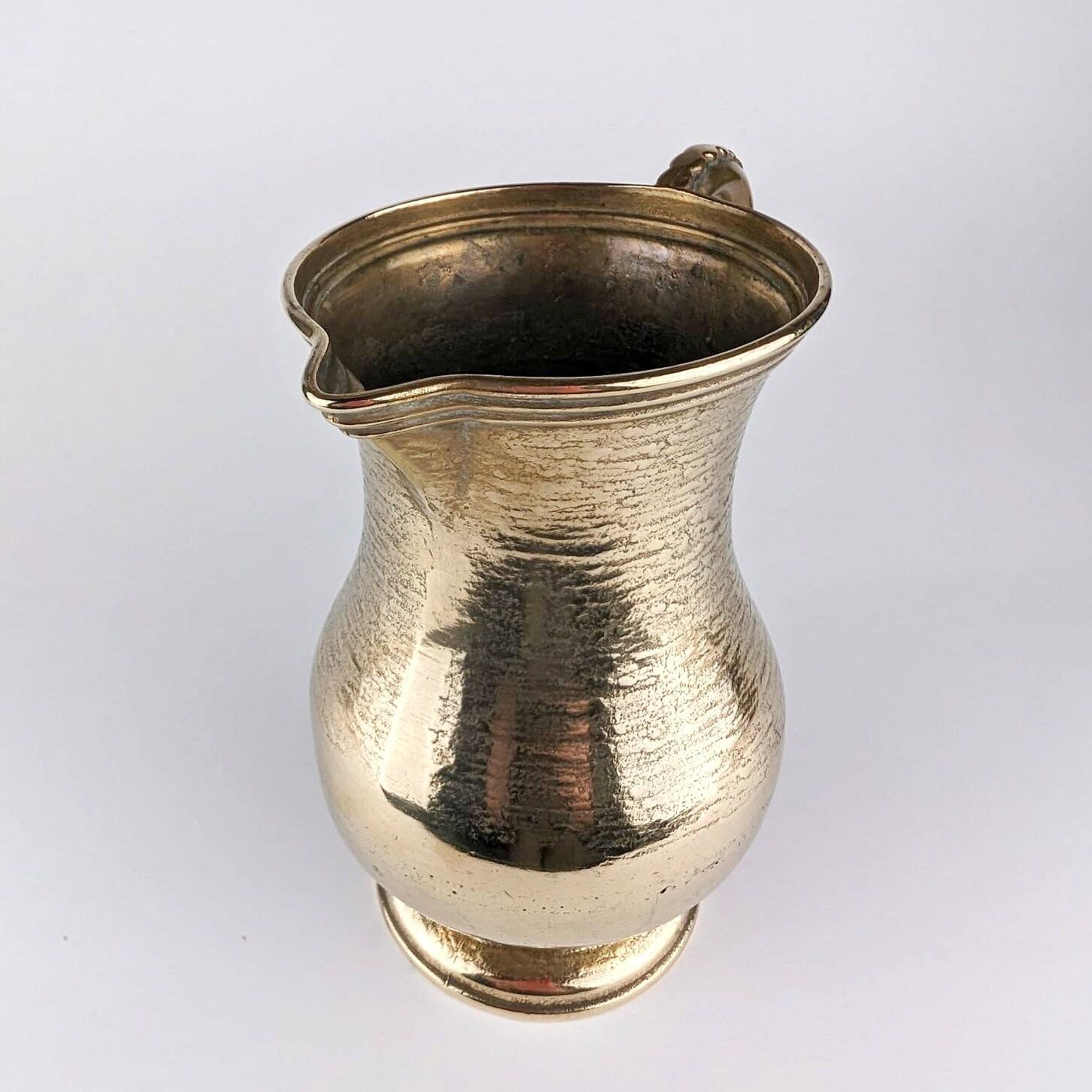 Vintage Krug Messing Metall 1960er Jahre 2