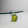 Vintage Postmoderne Schale Glas 1990er Jahre 3