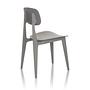 ARTIFO HOL Dining chair Stacking chair Plastic Grey 6