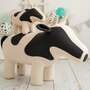 Cow Maxi plush toy Cotton Wood White Spotted 2