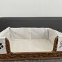 Hundebett Klein Rattan Braun 0