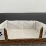 Dog bed Small Rattan Brown 0