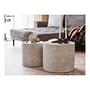 2x Couchtisch Altizer Rund Marmor Beige Dekor 2