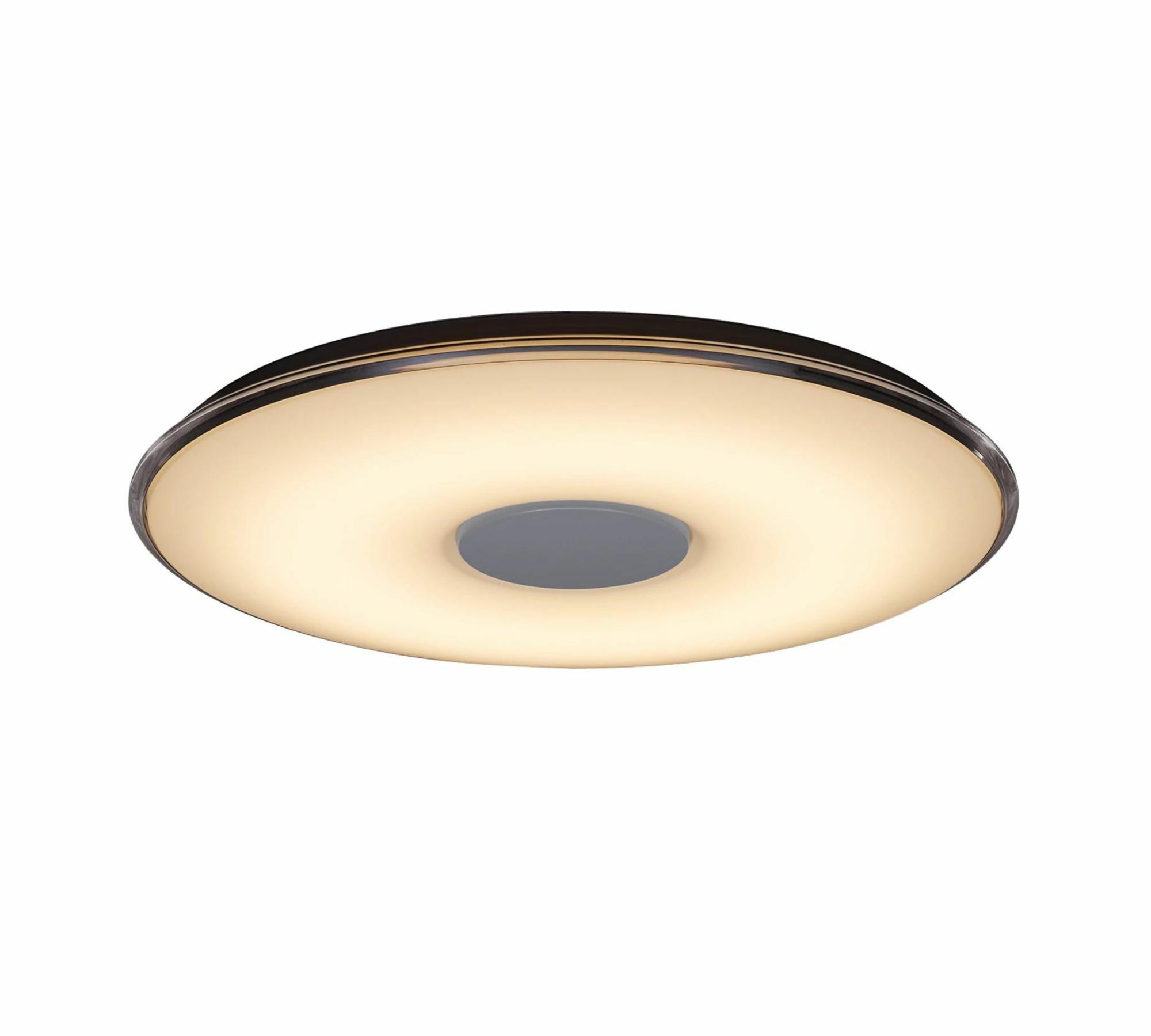 LED-Deckenleuchte 1-flammig Glas Kunststff Schwarz 3