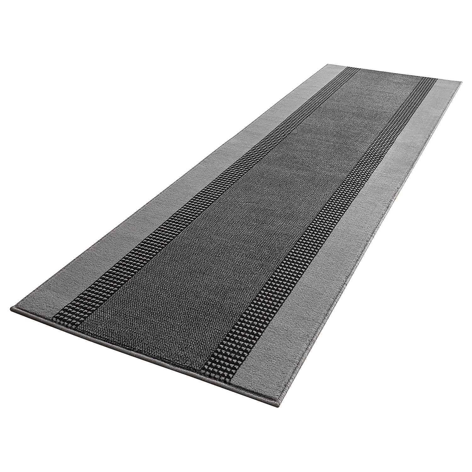 Band Läufer Jute Grau 80 x 400 cm 3