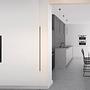 Ceiling Light Elettra 1-Light Aluminum Black 2