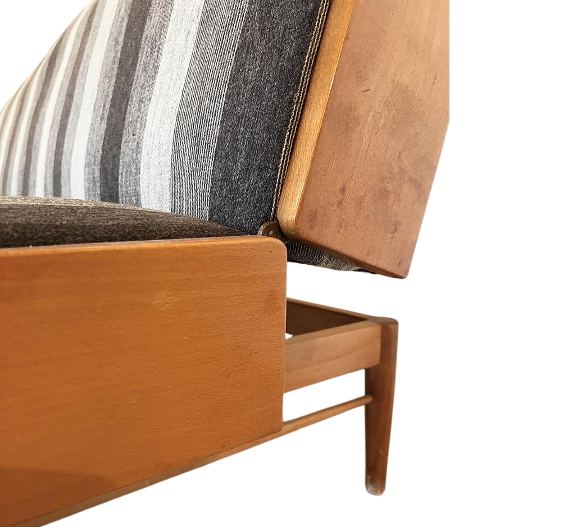 Mid-Century Schlafsofa Baumwolle 4