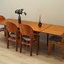 Teak table Brown 1970s 5
