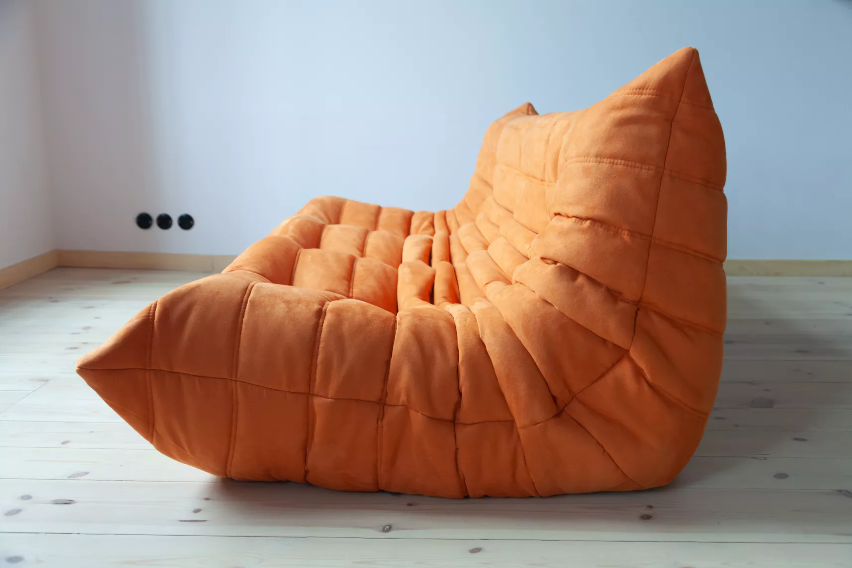 Togo Sofa 3-Sitzer Textil Orange 3