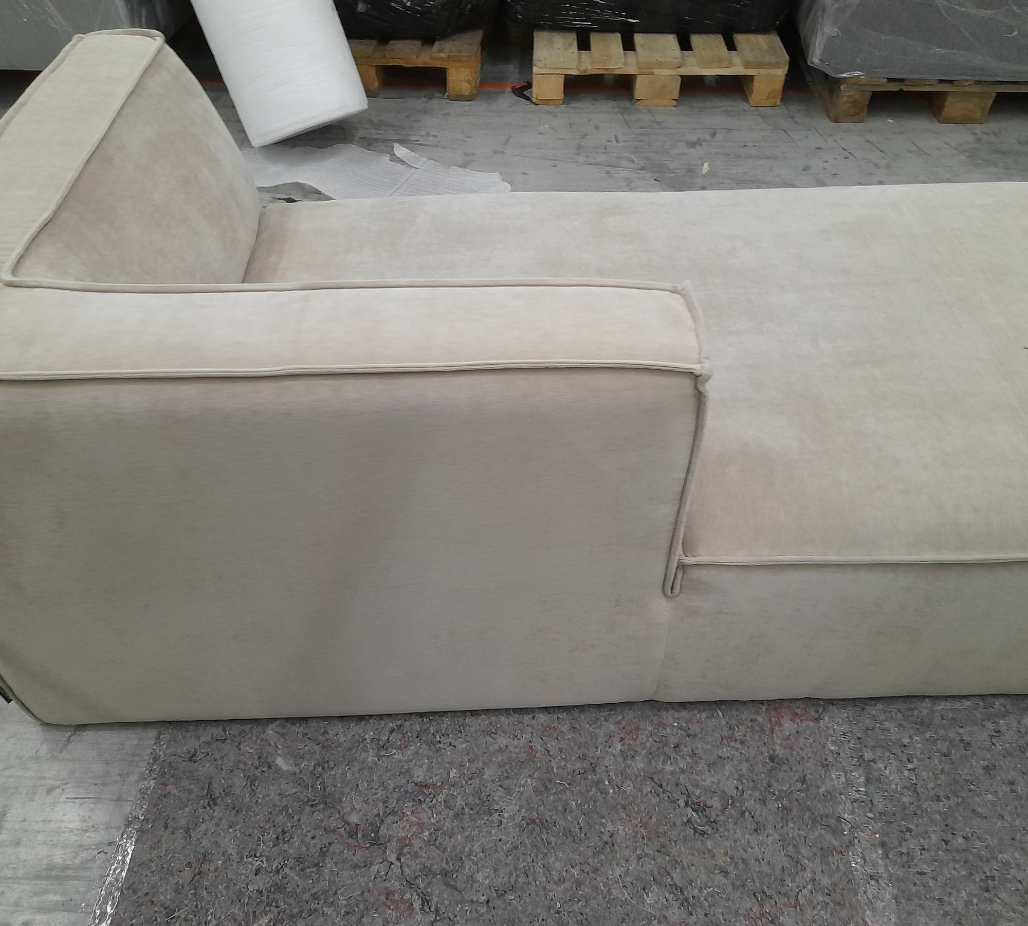 Dane 1-Sitzer Récamiere Links Danny Cream 5