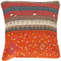 Kilim Kissenbezug Mehrfarbig 0