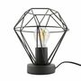 Tischlampe Geometrie Metall Schwarz 0