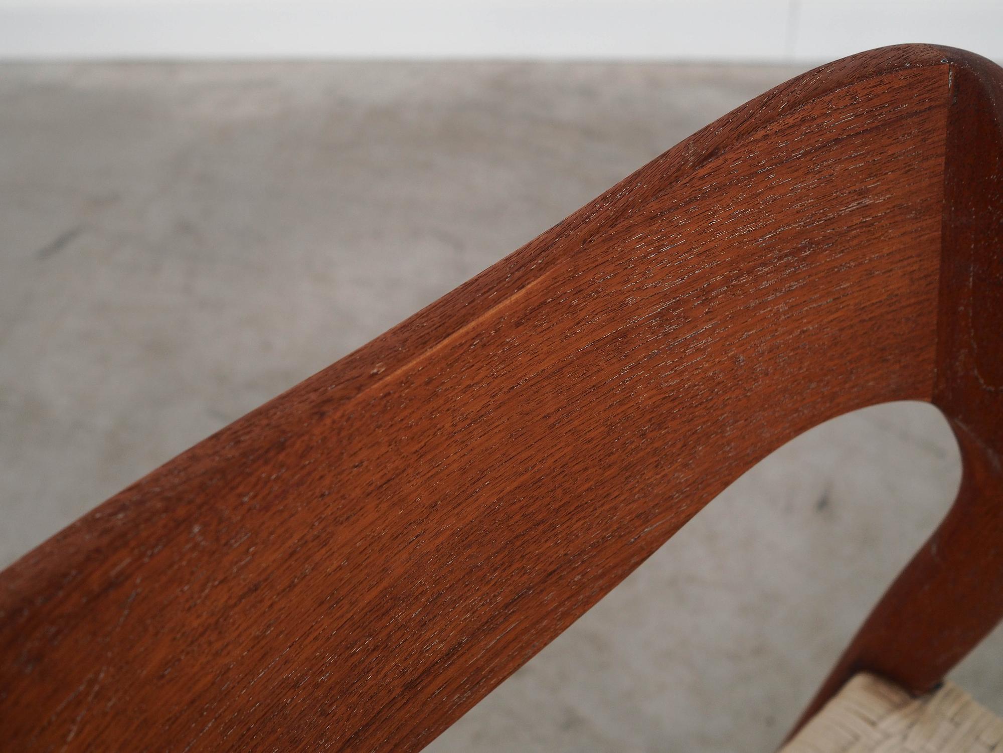 Teak wood chair 1960s 14