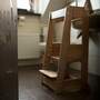 Hocker Lernturm Massivholz Buche Natur  3