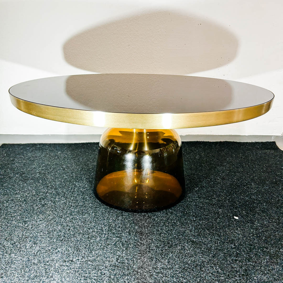 Bell Couchtisch Glas Messing Schwarz 5