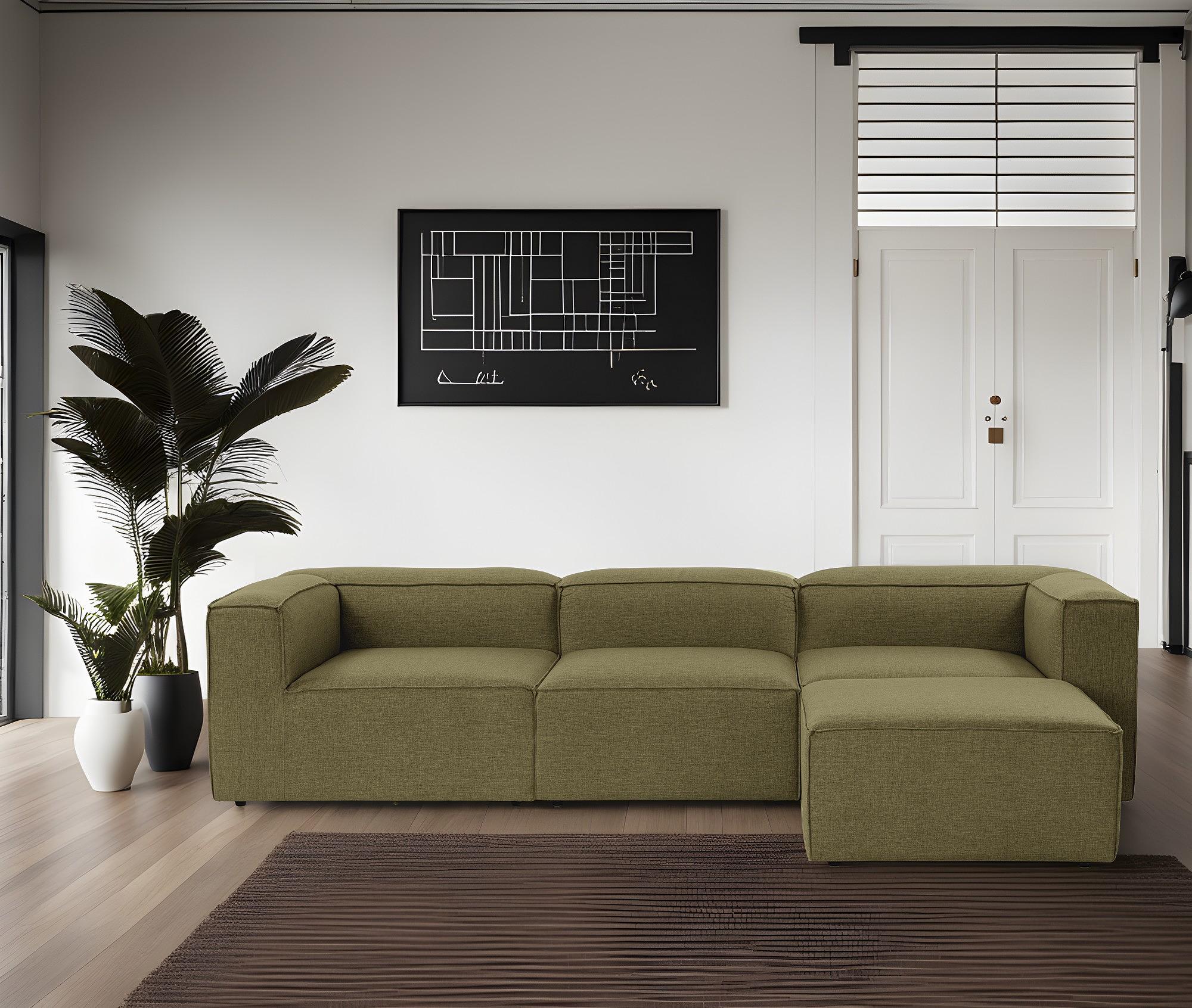 Fora Green Corner Sofa 2