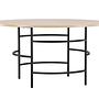 Copenhagen Dining table Whitewash Black ⌀140x74cm 4