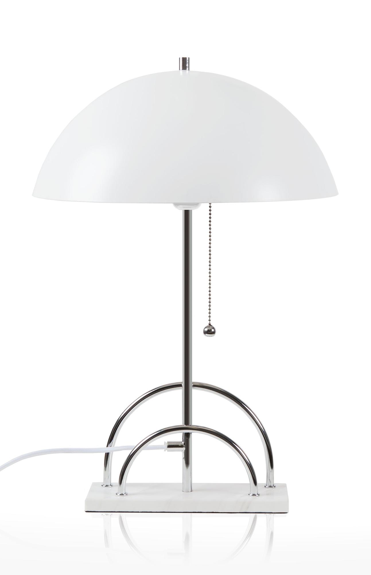 Sarah Table Lamp Marble White 0
