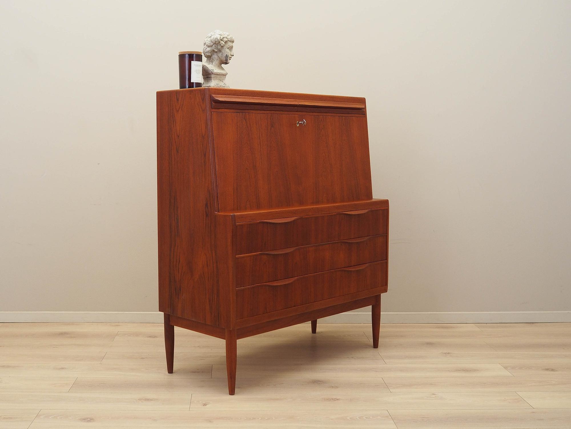 Teak secretaire 1960s Brown 5