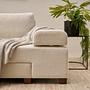 Perenna Sofa 3-Sitzer Chenille Creme 3